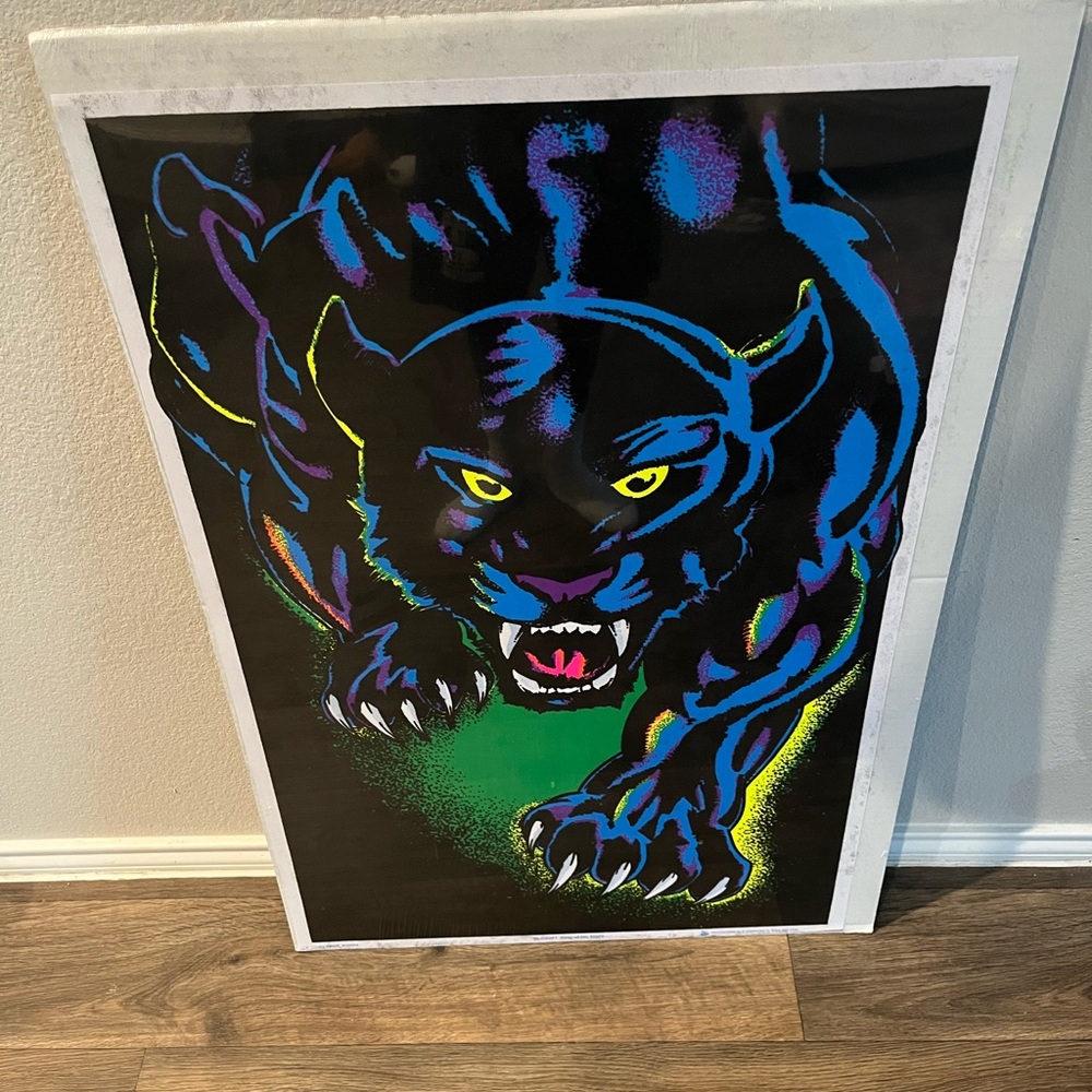 Vibrant Panther Art Print